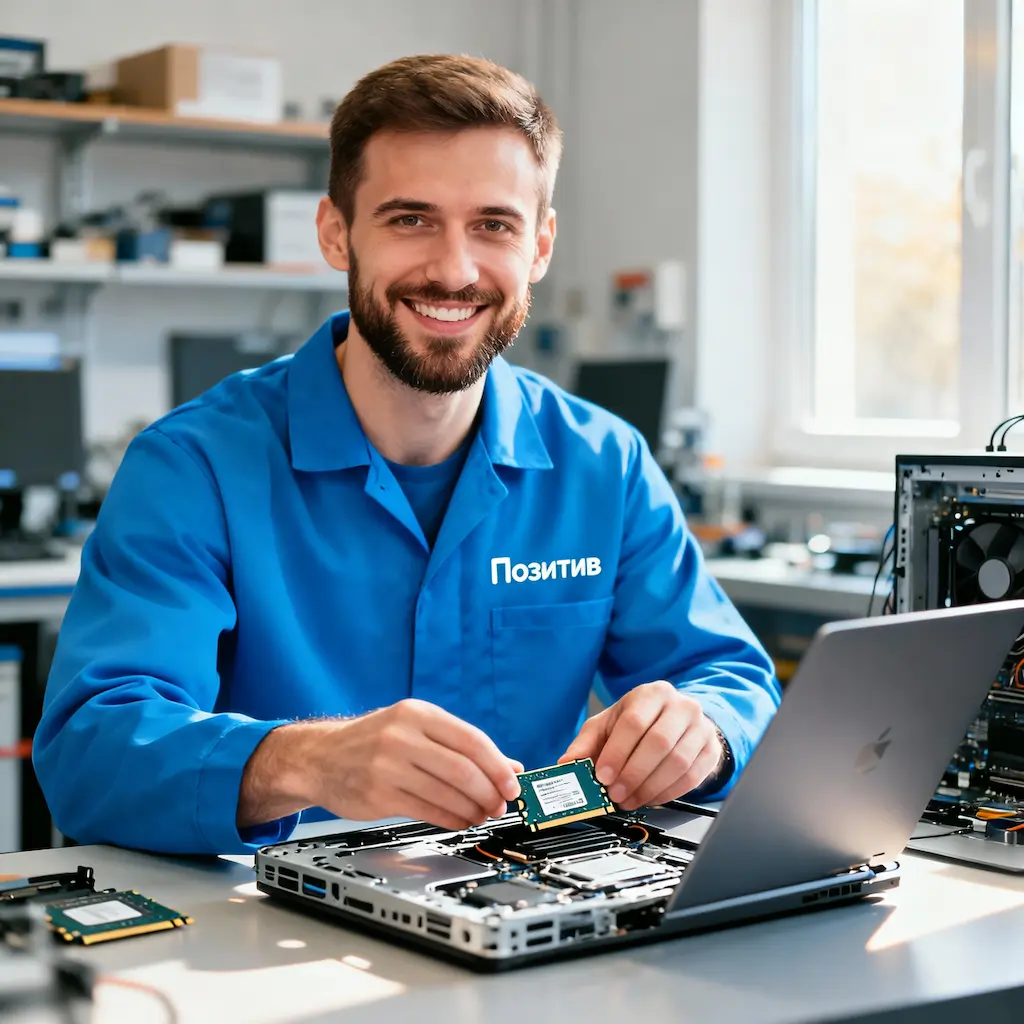заменить HDD на SSD на ноутбуке в Бронницах