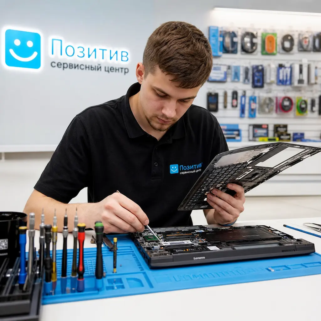 заменить клавиатуру на ноутбуке Lenovo в Бронницах