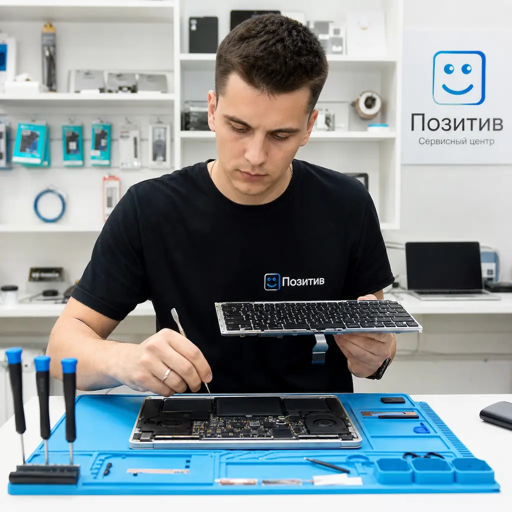 заменить клавиатуру на Apple Macbook в Бронницах