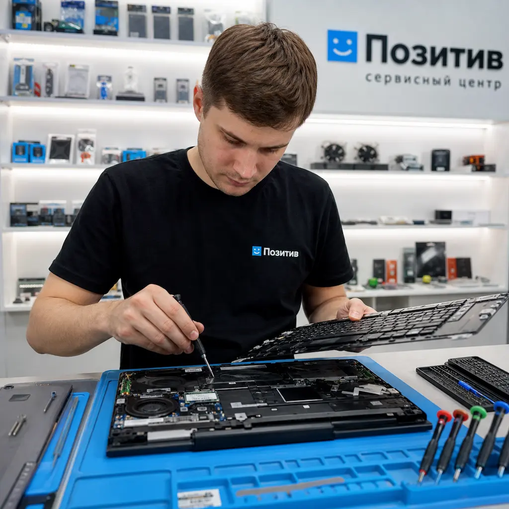 заменить клавиатуру на ноутбуке Samsung в Бронницах