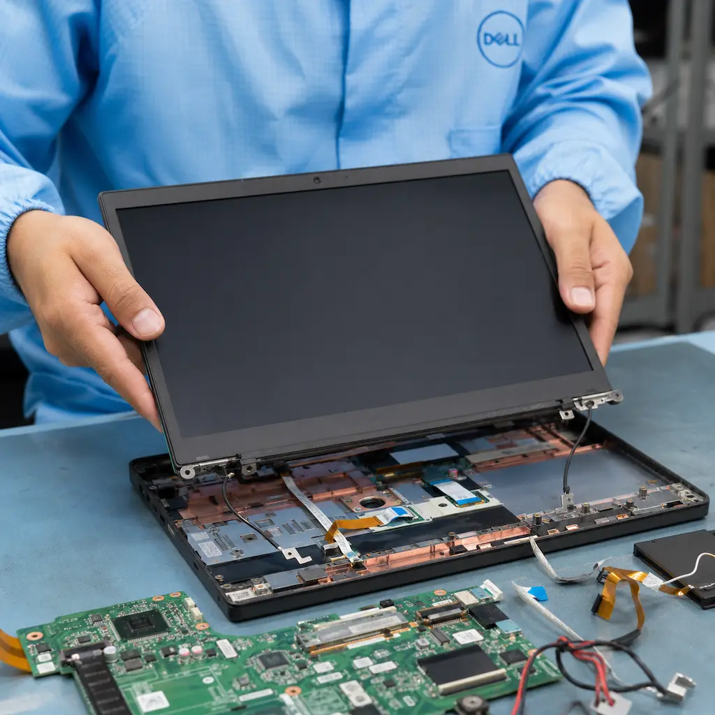 заменить матрицу ноутбука Dell в Бронницах