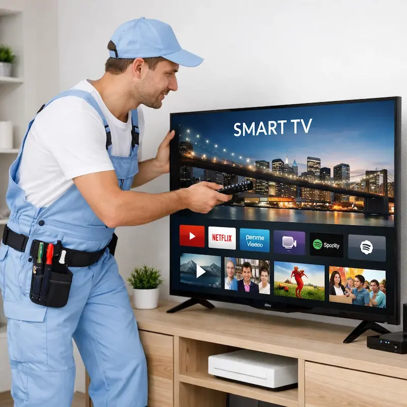 Как вызвать мастера для настройки Smart TV в Бронницах