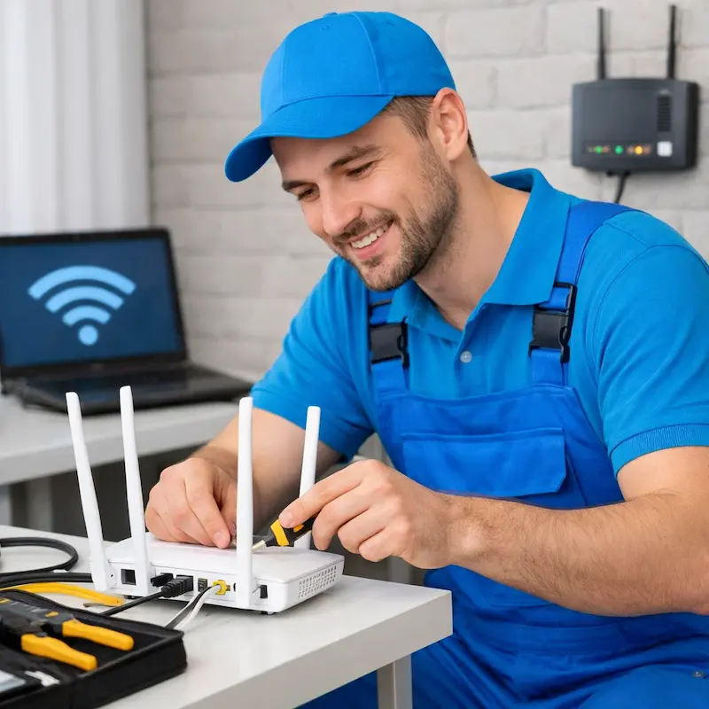 Настройка Wi - Fi в Бронницах