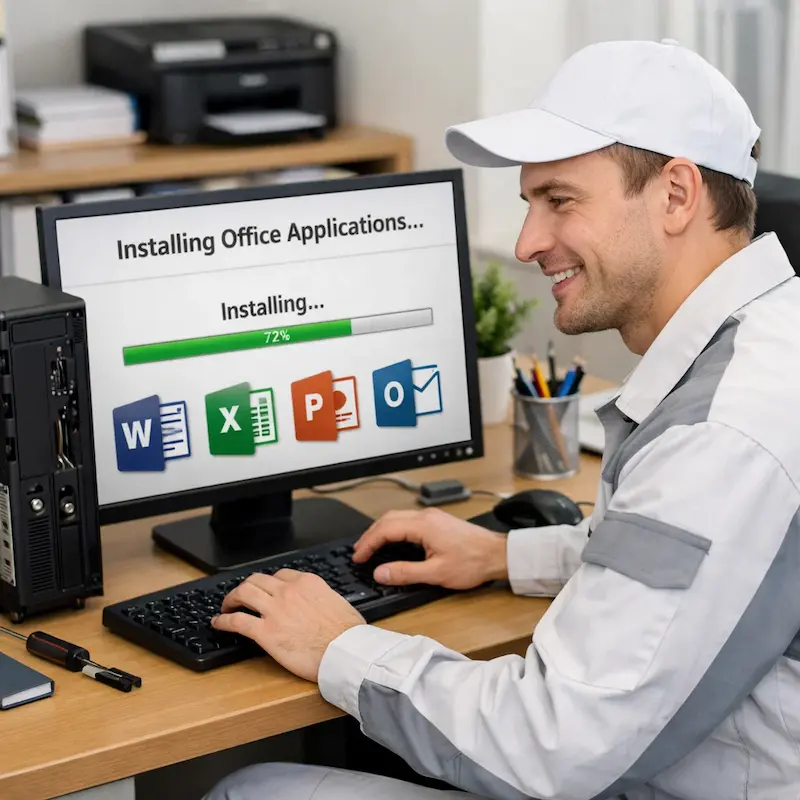 Установка и настройка программ на компьютере в Бронницах