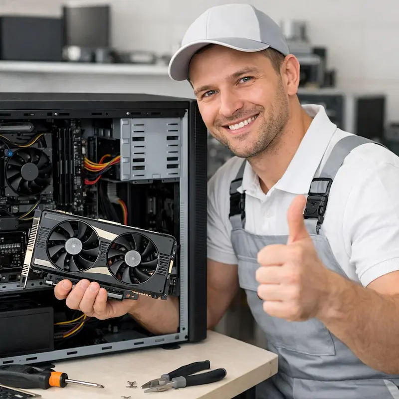 Замена видеокарты ПК в Бронницах