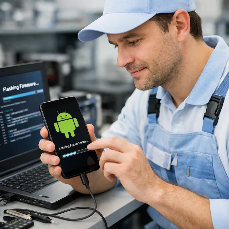 Перепрошить телефон в Бронницах