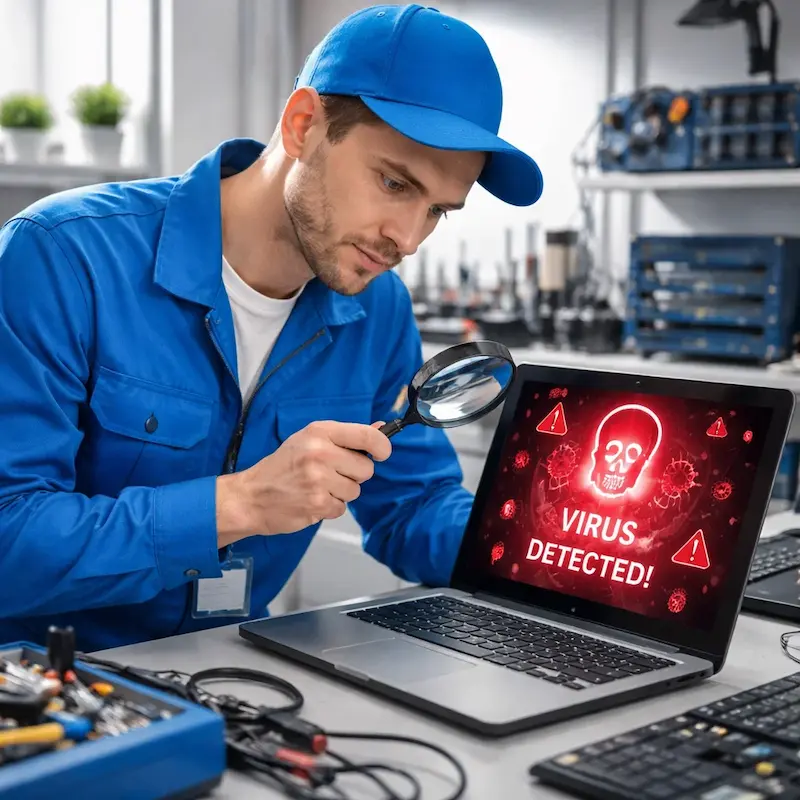 Поиск компьютерных вирусов в Бронницах